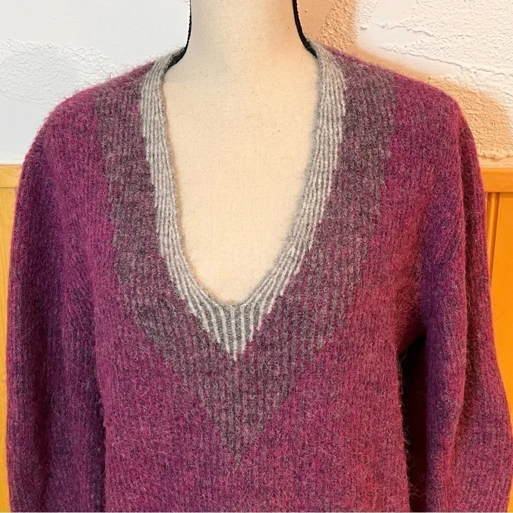 Rag & Bone Jonie V-Neck Pullover Sweater Sz-S